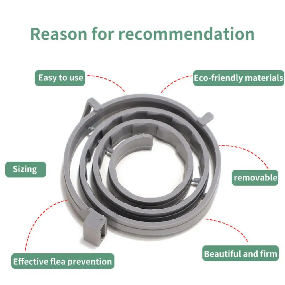 

Pet Cat Dog Insect Repellent Collar Drive Away Fleas And Tick Dog Collar Flea And Tick Remover In Vitro Deworming Ring