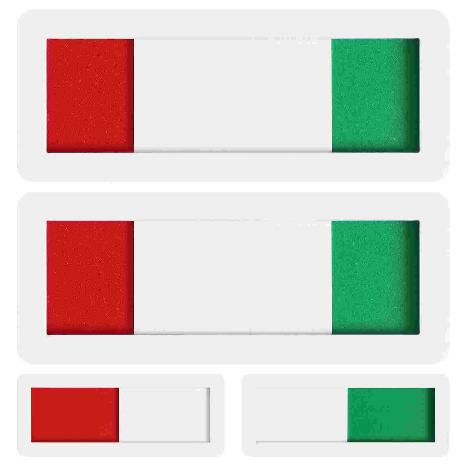 

4 pcs Watch Your Step Sign Privacy Slider Door Indicator Slider Door Indicator