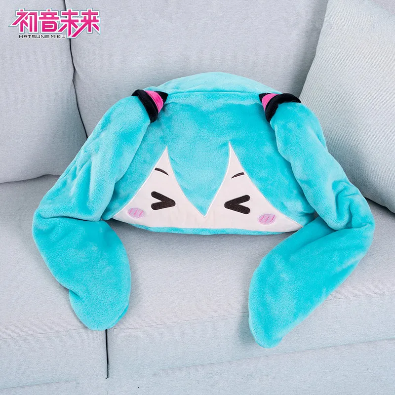 Аниме-hatsune-miku-Вокалоид-одеяло-Фланелевое-2-в-1-плед-одеяло-подушка-костюм-для-косплея-мягкая-теплая-шаль-ТВ-диван-игрушки
