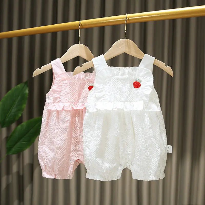 Baby summer clothes baby jumpsuits children's rompers 2022 children's new rompers for little girls summer clothes