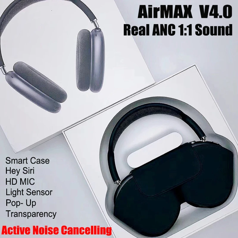 

TWS-наушники AirMAX V4.0 с активным шумоподавлением, 1:1