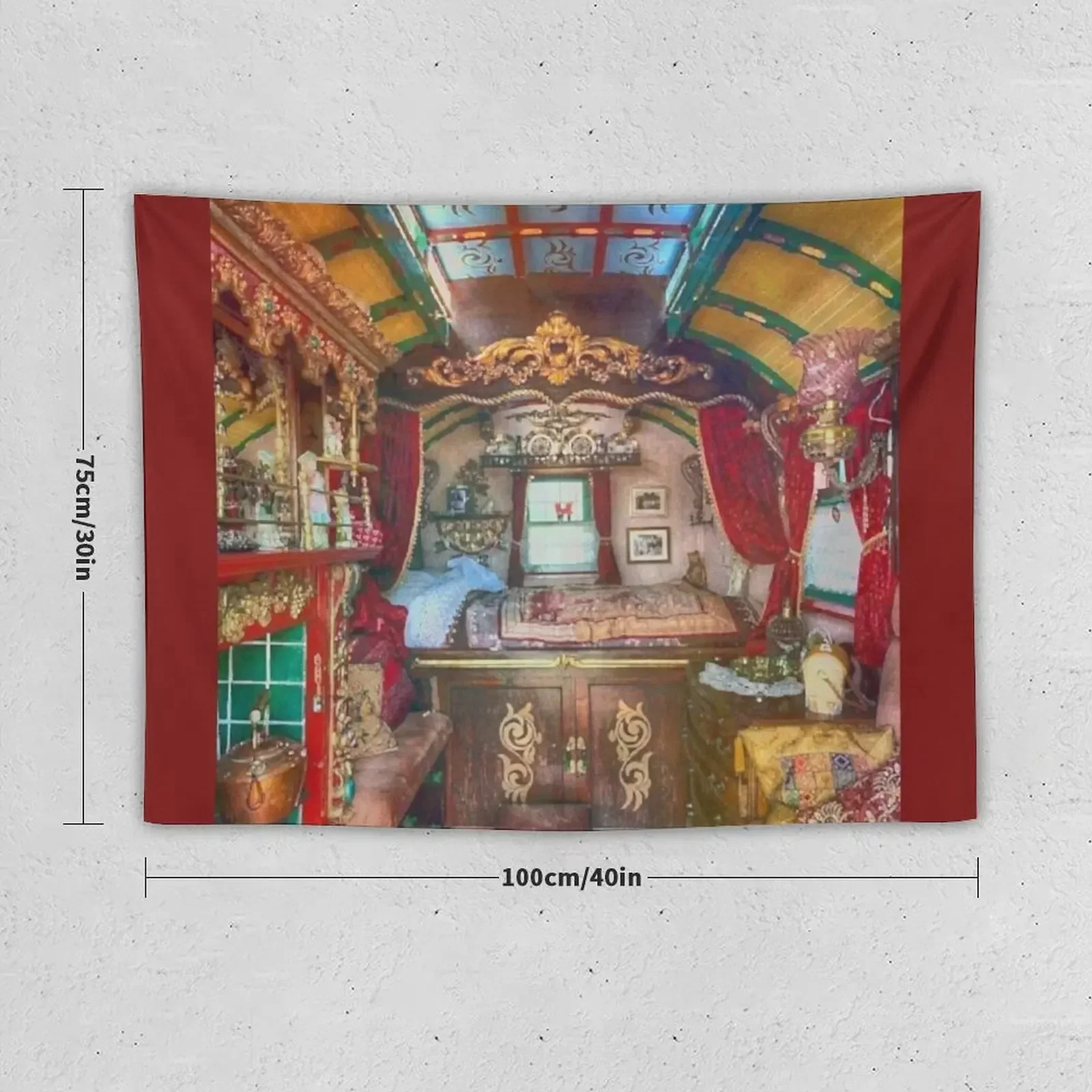 Цыганский гобелен с фургоном украшение для гостиной Настенные обои