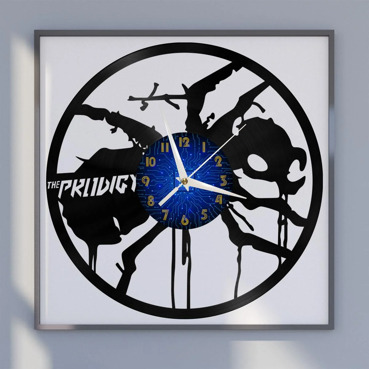 

Ant Vinyl Wall Clock, Vinyl Record Clock Wall Art Silent & Non-ticking
