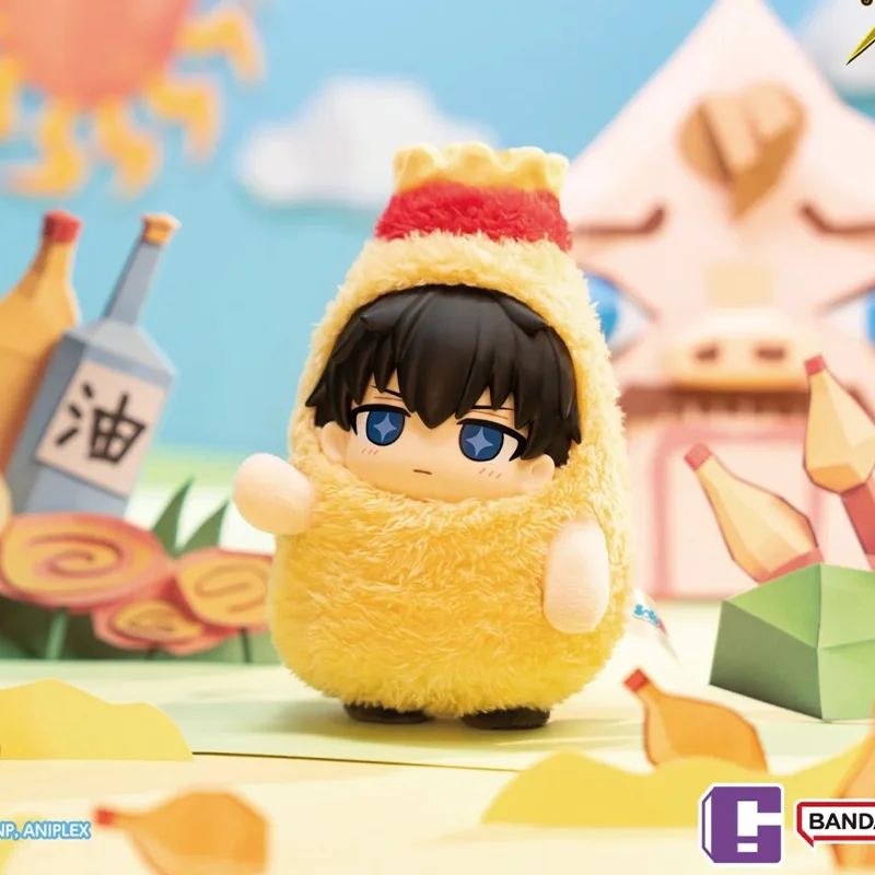 Фото Плюшевый брелок-сюрприз Bandai Gintama Sofubi: модная игрушка, настольное украшение, подарок для фанатов аниме №5