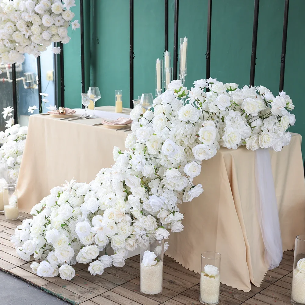 Свадебный фон Искусственные цветы композиция украшение для событий высокое