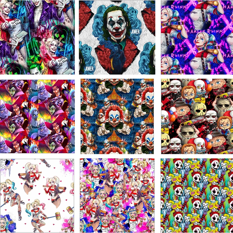 Disney Jack, Хэллоуин, 100% хлопчатобумажная ткань с принтом, ткань для шитья, для лоскутного шитья, рукоделие «сделай сам»