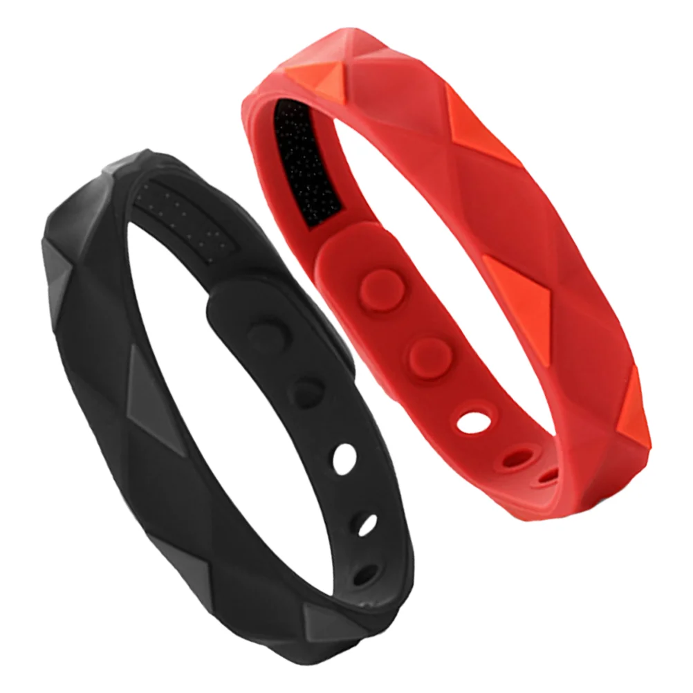 2 шт. антистатический браслет на запястье фитнес силиконовый декоративный
