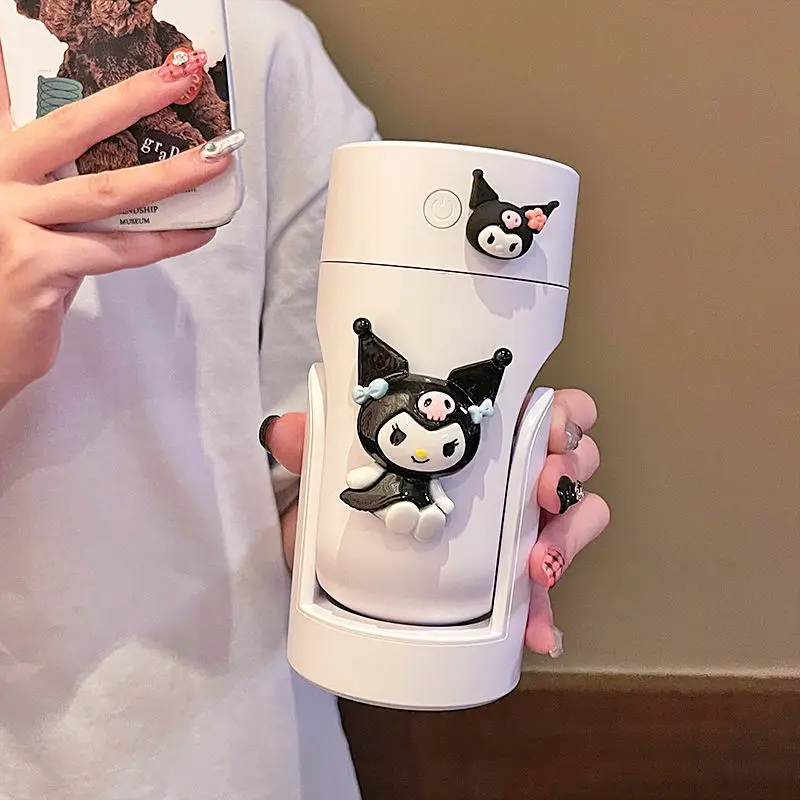 

220ml Sanrio Pachacco Kuromi Air Humidifier Diffuser Maker Fogger Cute Girl Heart Adjustable USB Charging for Home Office Gifts