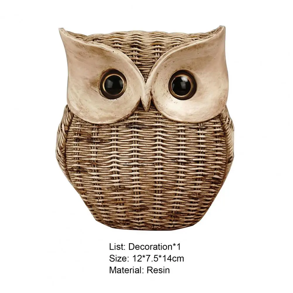 Миниатюрные фигурки в скандинавском стиле с совами украшение для дома гостиной