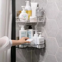 bathroom corner shelf shower shampoo soap cosmetic shelves kitchen accessories storage organizer rack holder with suction cup