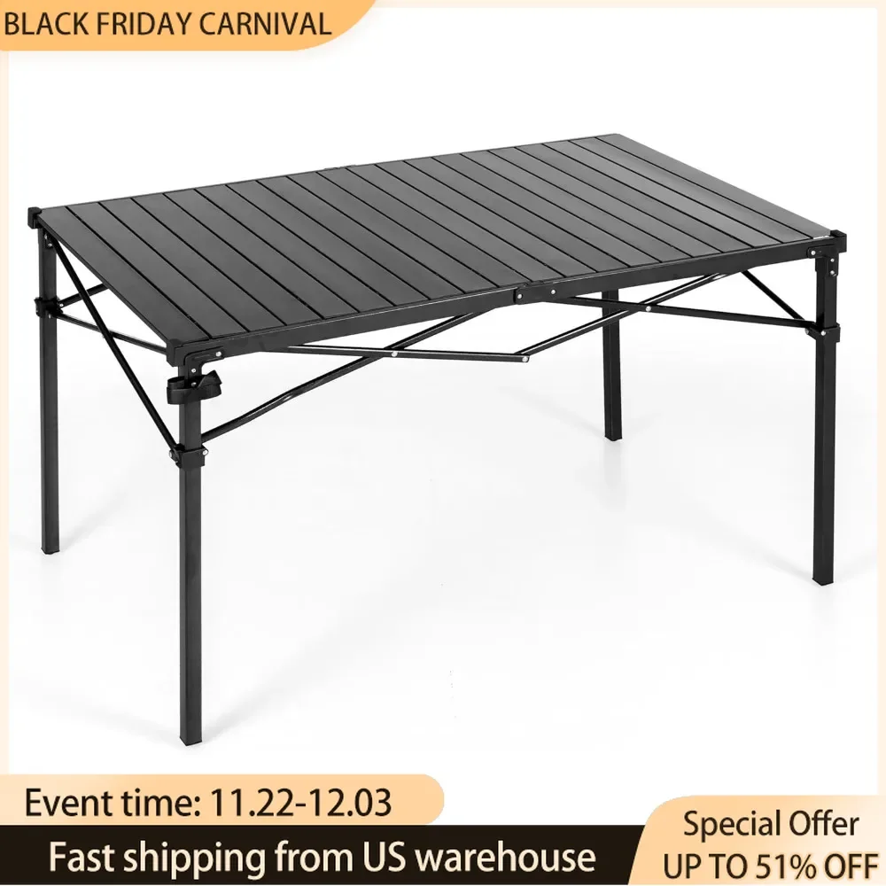 Складной походный стол алюминиевый складной легкий для кемпинга пикника барбекю