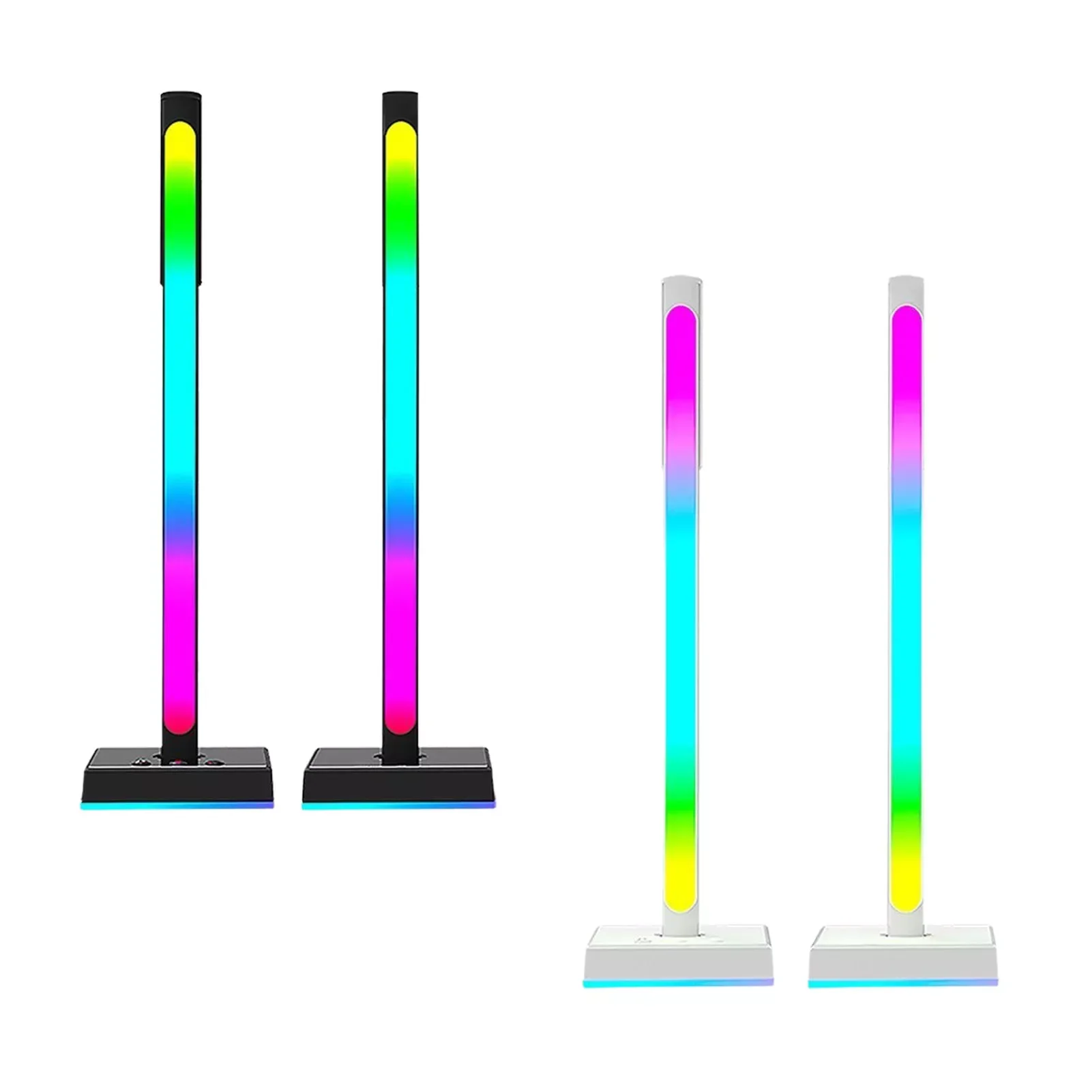 

RGB Gaming Headphone Stand USB Port Strip Light Desk Gaming Headset Holder Hanger Earphone Accessories Computer Rhythm Lights