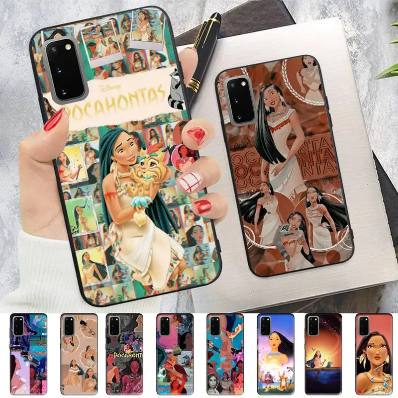 

Disney Pocahontas Phone Case for Samsung S10 21 20 9 8 plus lite S20 UlTRA 7edge
