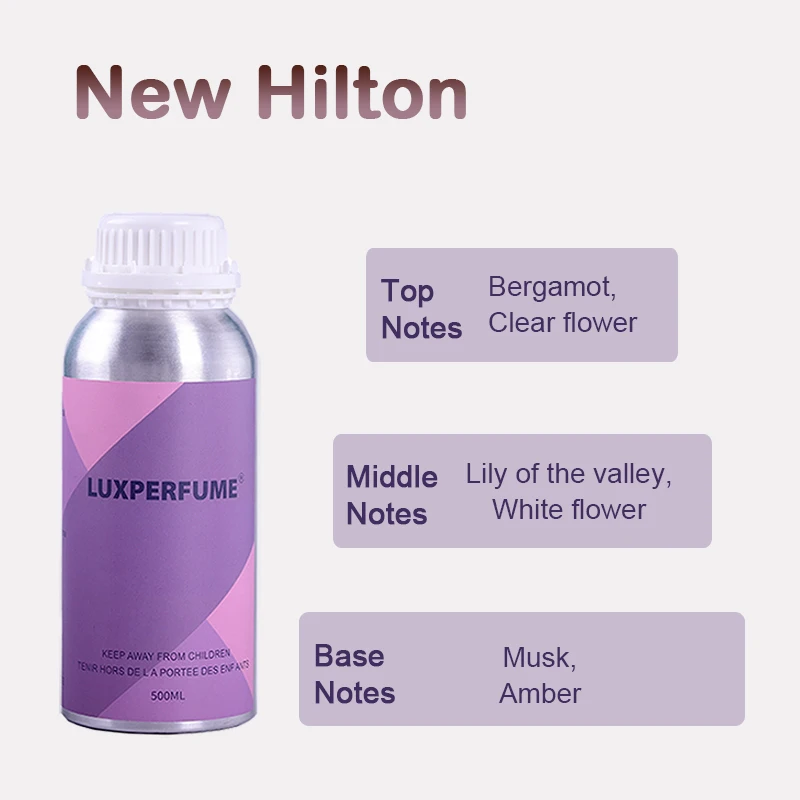 

New Hilton Aroma Essential Oil 500ML Diffuser Oils Flavoring For Home Fragrance Aromatic Humidifier Perfume Car Air Freshener