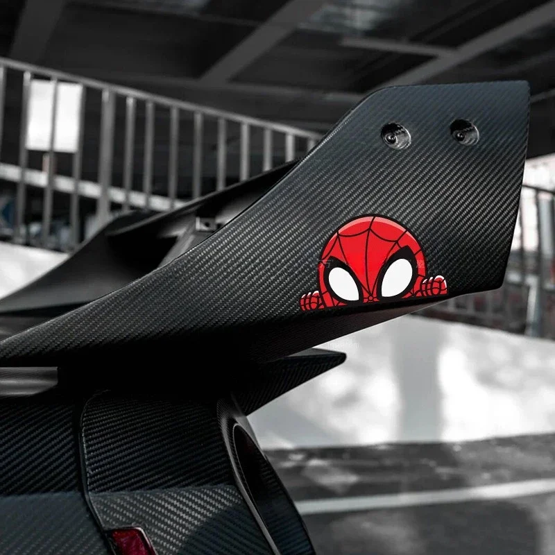 Мультяшные мотоциклетные наклейки с Веном мотоциклетный топливный бак вертолет