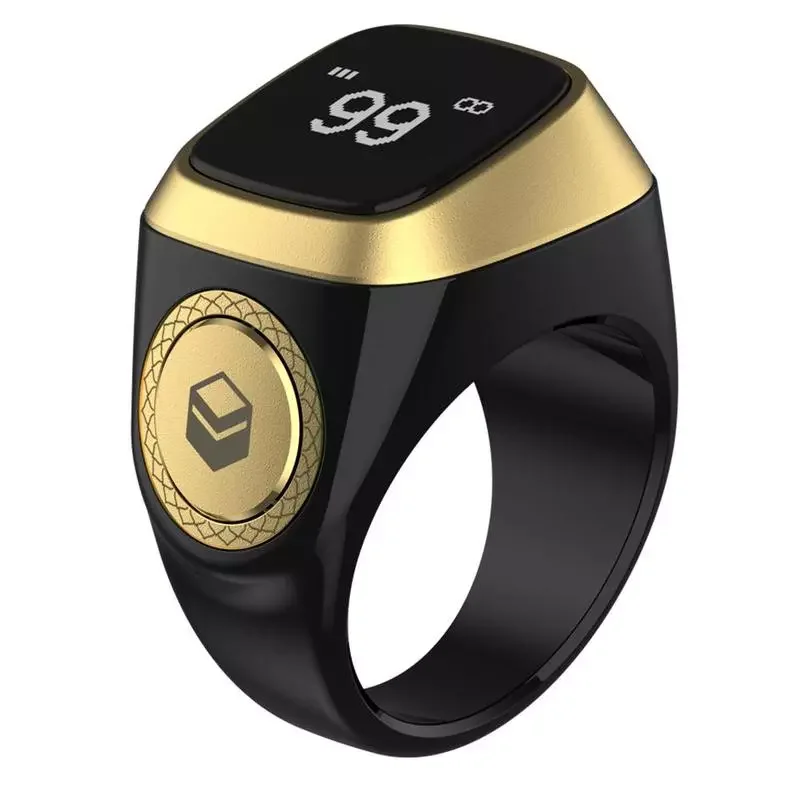 

Zikr1 lite Smart Tasbih Tally Counter Ring для мусульман Zikr Digital Tasbeeh 5 Молитвенное напоминание о времени Bluetooth водонепроницаемый