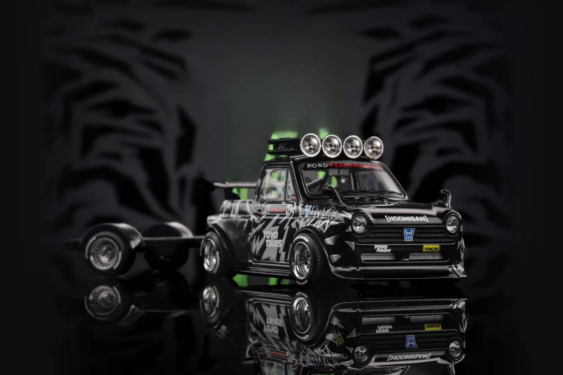 Liberty64 1:64 Пикап с широким кузовом Block43 Модель автомобиля