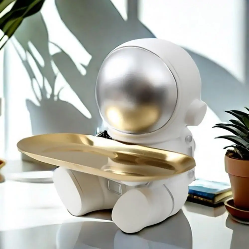 Декоративный держатель для ключей космический космонавта поднос закусок офиса