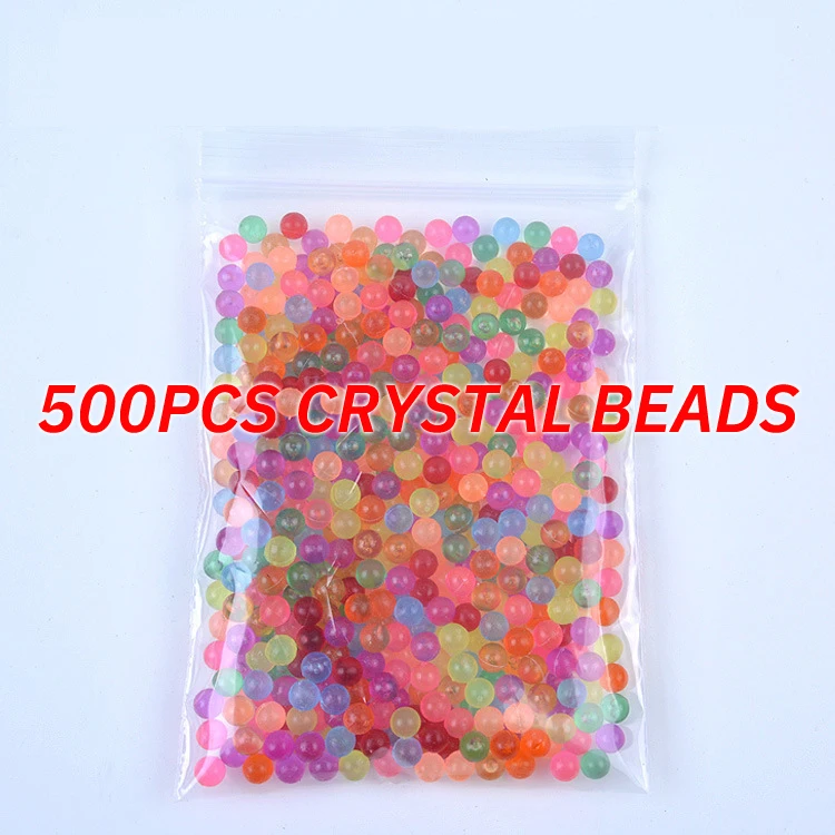100/500 шт. 5 мм Продажа DIY 3D Водные пазлы Игрушка Perler Hama Water Beads Ball Подарок на Новый год Perlen Learn Детские игрушки для детей на.