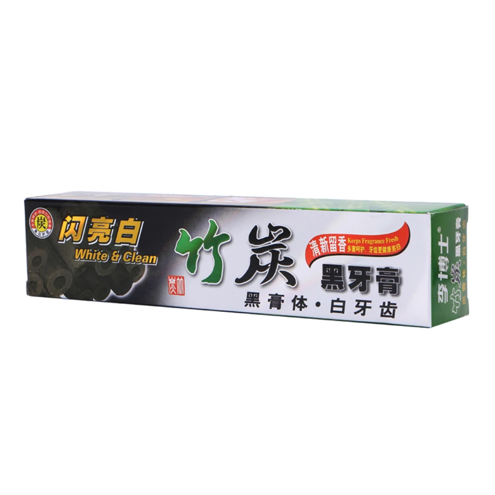 

Bamboo Charcoal Toothpaste Natural Activated Teeth Whitening Health Beauty Tool Whitening Cleanig Dental Oral Hygiene Care 100g