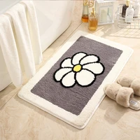 flower bathroom hallway entrance door mat non slip bath mat absorbent rug mats bedroom baby playing rug floor mat home decor