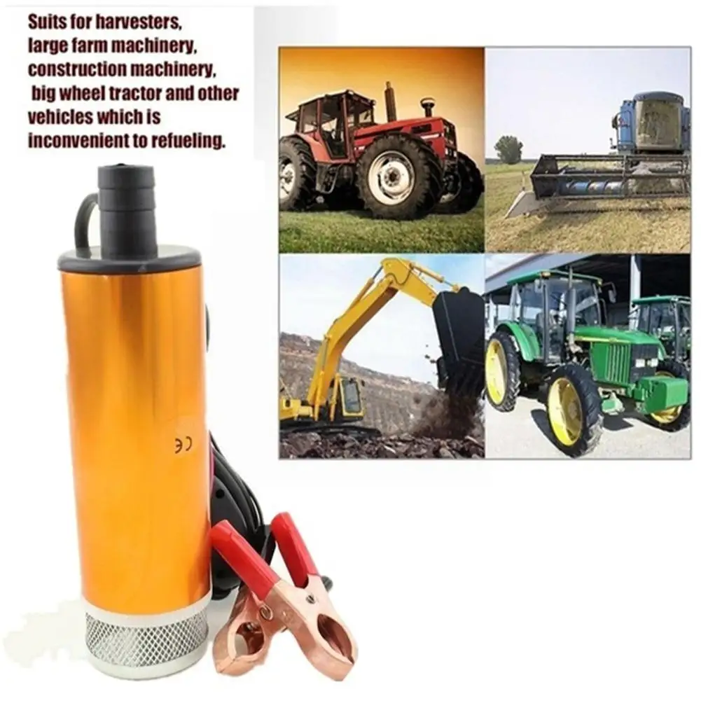 

Portable Electric Fuel Pump Oil Pumping Micro Submersible 12V24 Oil Submersible Water Volt Pump Pumping N0V3