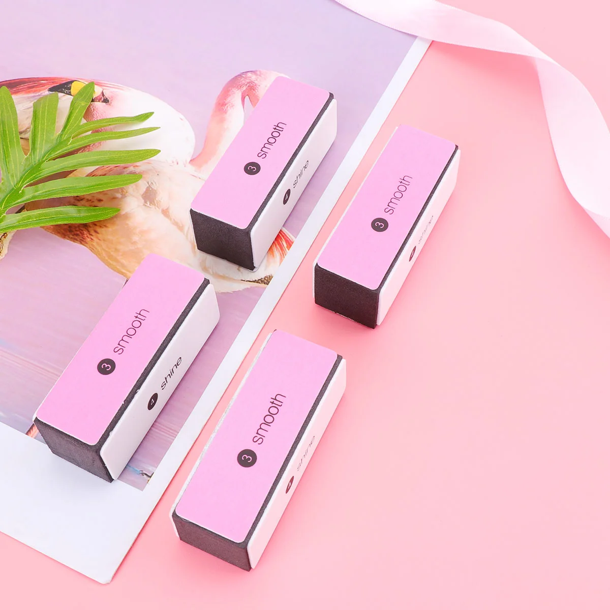 

10 шт., 4-сторонние пилочки для ногтей