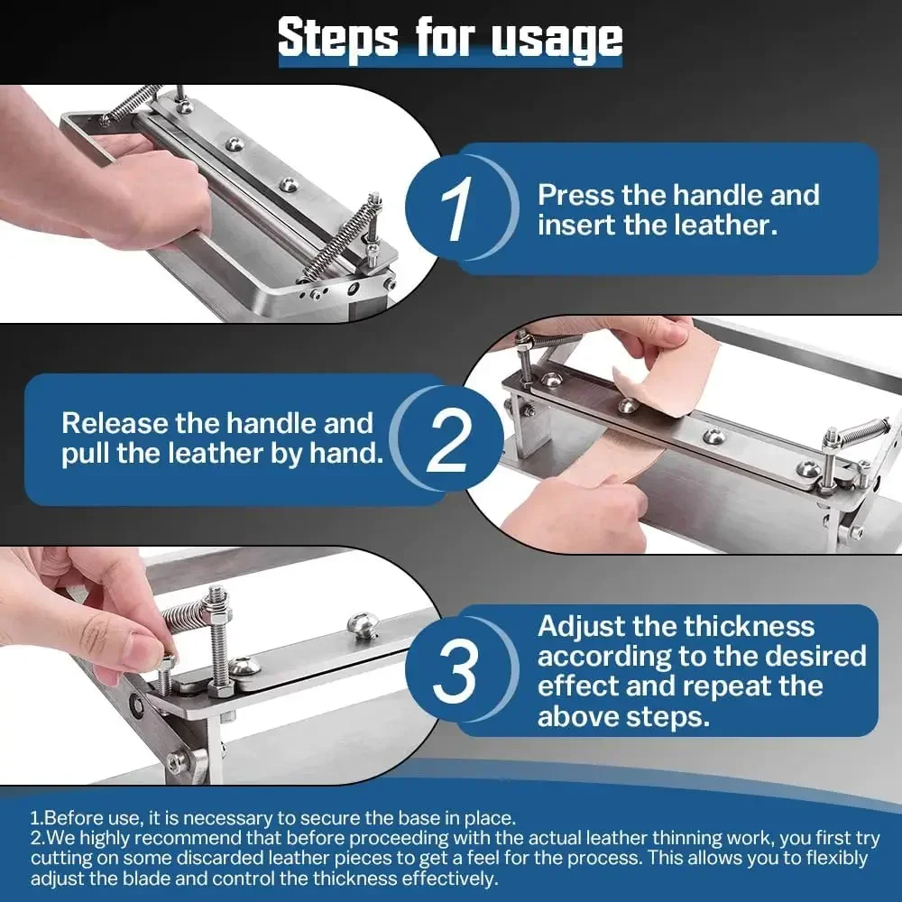 Ручная машина для пилинга кожи из нержавеющей стали и воловьей портативный