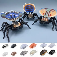 bandai genuine gashapon toys big picture book of biology maratus volans bathynomus giganteus insect simulation model toys