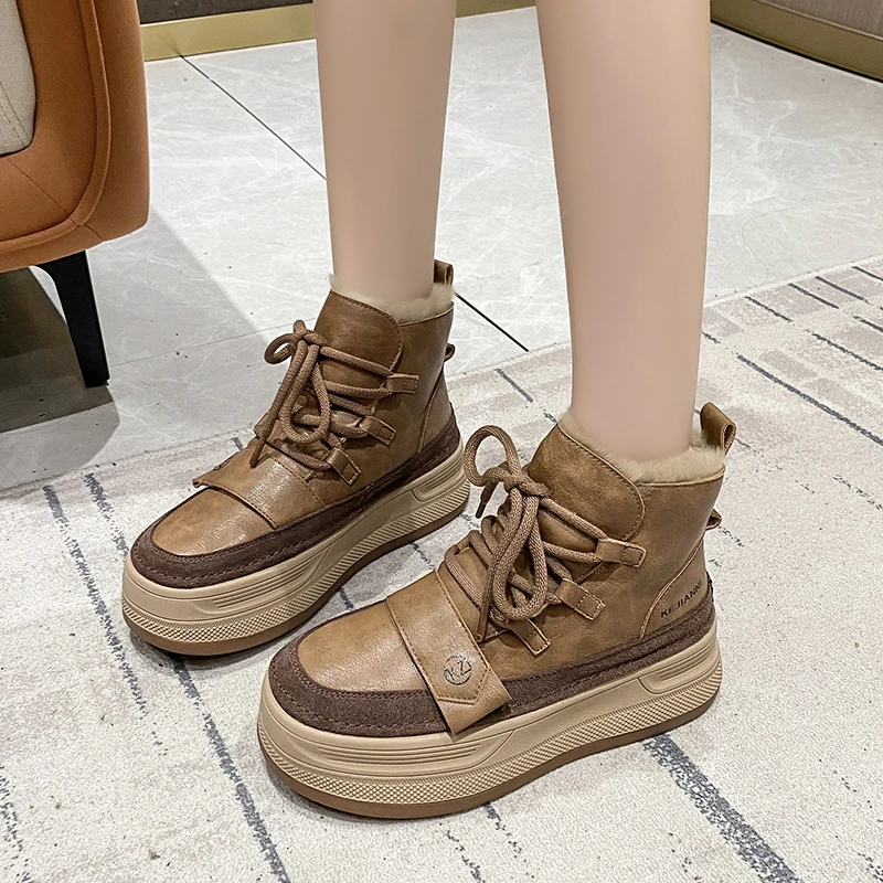 Зимние ботинки женские австралийские женская обувь 2024 зимние сапоги в стиле