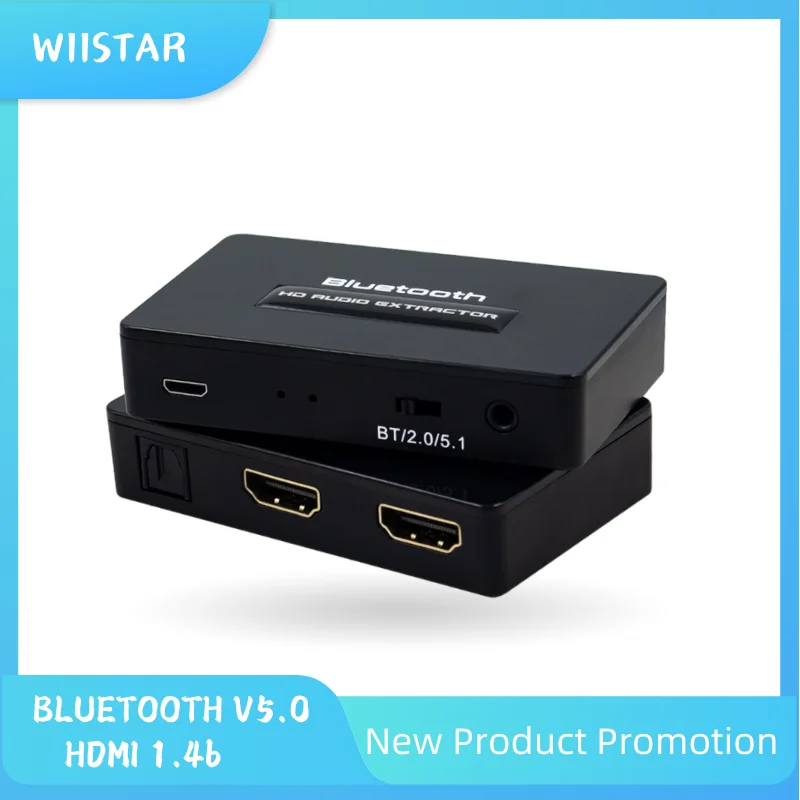 Мини-сплиттер HDMI с оптоволокном Bluetooth-экстрактор Bluetooth + TOSLINK стерео 3 5 мм для
