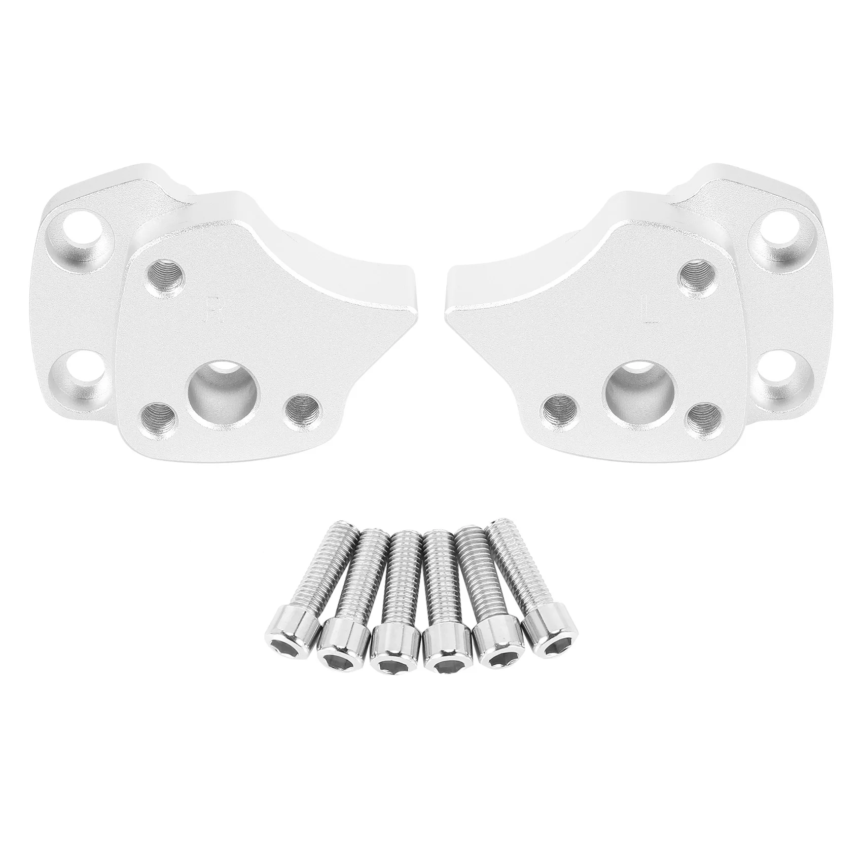 Рулевой подъемник 25 мм для Yamaha FJR1300 FJR 1300 2001-2005 серебряные рулевые подъемники