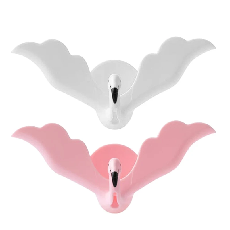 

Wall Mounted Soap Storage Box Creative Flamingo Draining Sponge Dish Rack for Home Bathroom Towel Small Items Holder