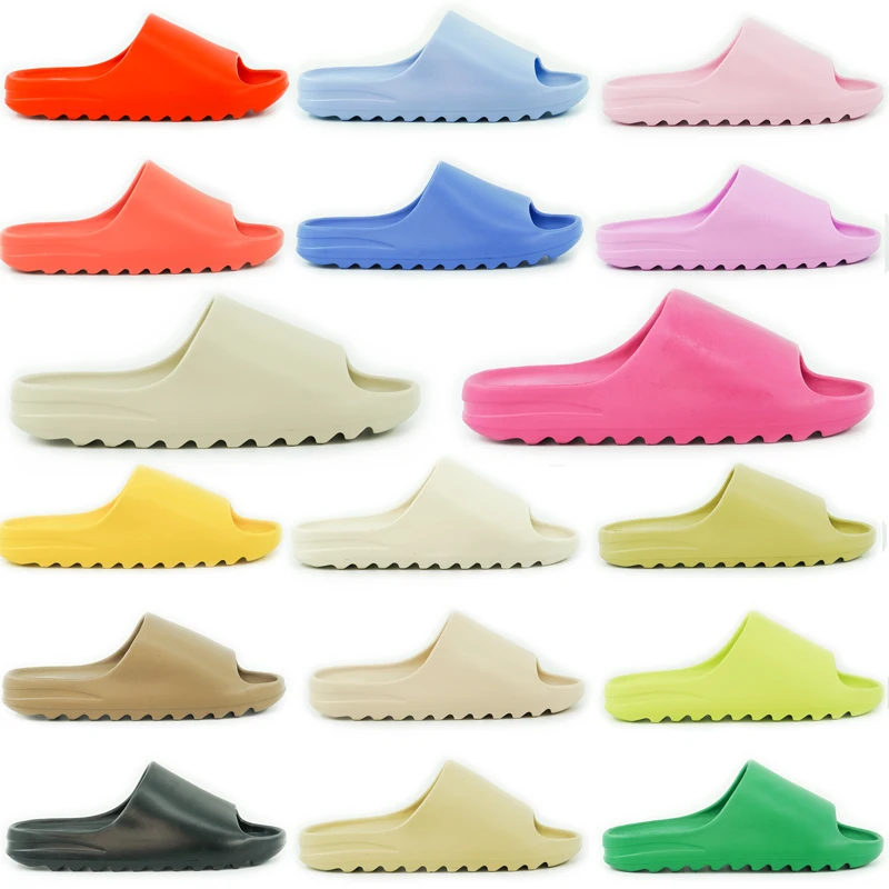 

Women Men Summer Beach Slippers Luxury Brand Fashion Male Thick Serrated Sole Anti-slip Shoes Outdoor Indoor Eva Soft Flip Flops