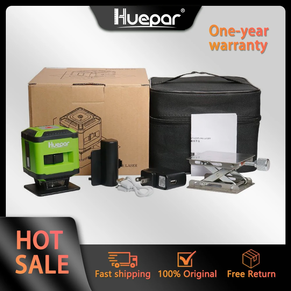 Huepar FL360G зеленый лазерный уровень