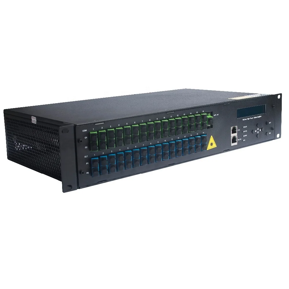 

32 Ports16dBm CATV EDFA with WDM Ftth Pon Optic Fiber Amplifier