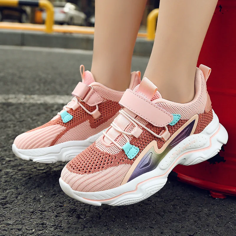 

New Style Kids Shoes Boys Breathable Sports Shoes Girls Fashion Casual Shoes Kids Non-Slip Sneakers Children Running Shoes
