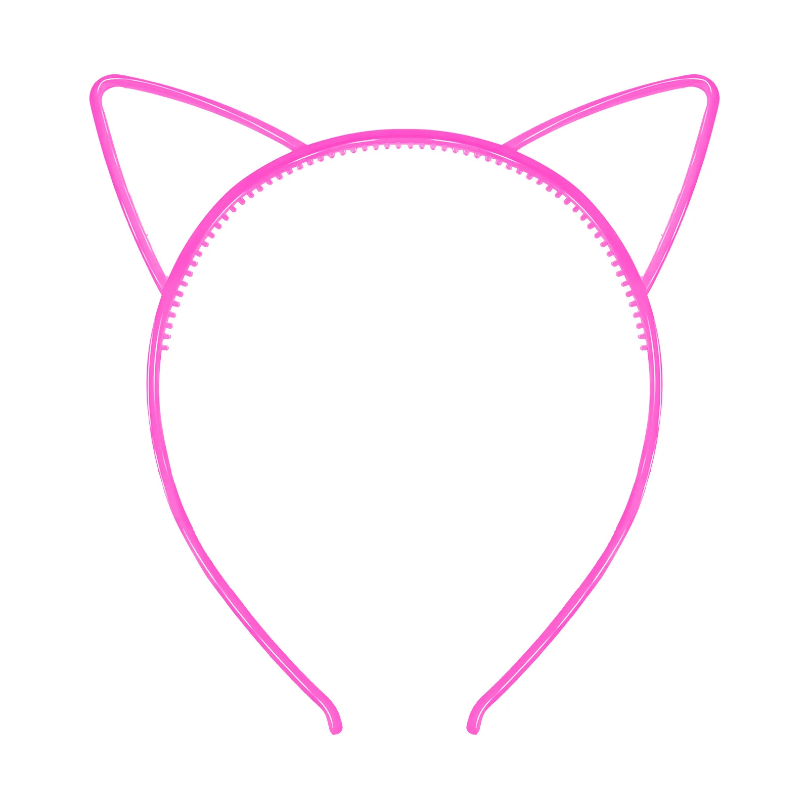 

1 шт., светящаяся пластиковая повязка на голову с кошачьими ушками, светящаяся в темноте повязка для волос, декор для дня рождения, головные уборы для маленьких девочек, корона, аксессуары для волос