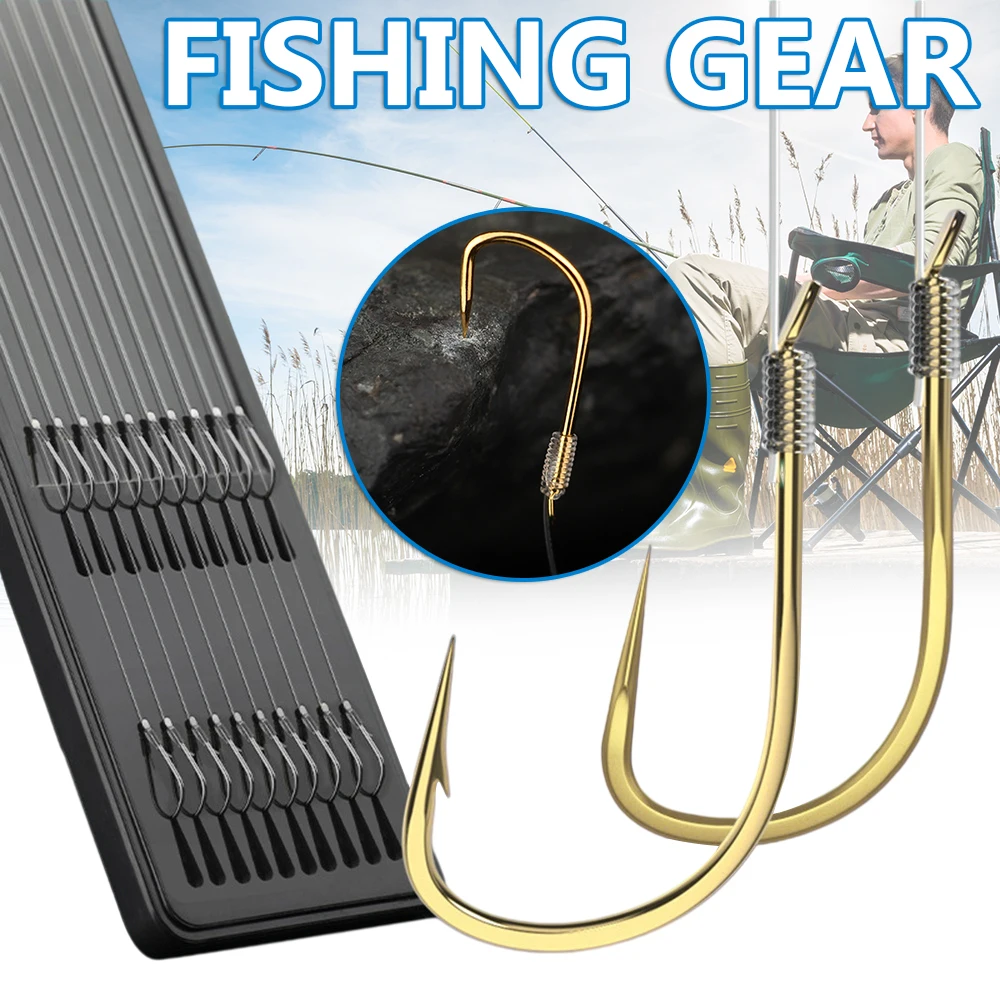 

Handmade Fishing Hooks Portable Wear-Resistant Fishing Gear for Lake Sea Durable Fishing Accessories XR-Hot
