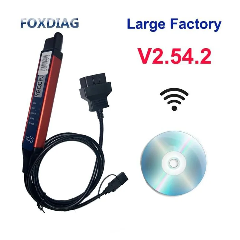 Большой кабель V2.54.2 качество A + сканер foxdiag Диагностика грузовика обновление для SDP3 VCI3 OBDII сканер для Scania VCI-3 сверхмощный