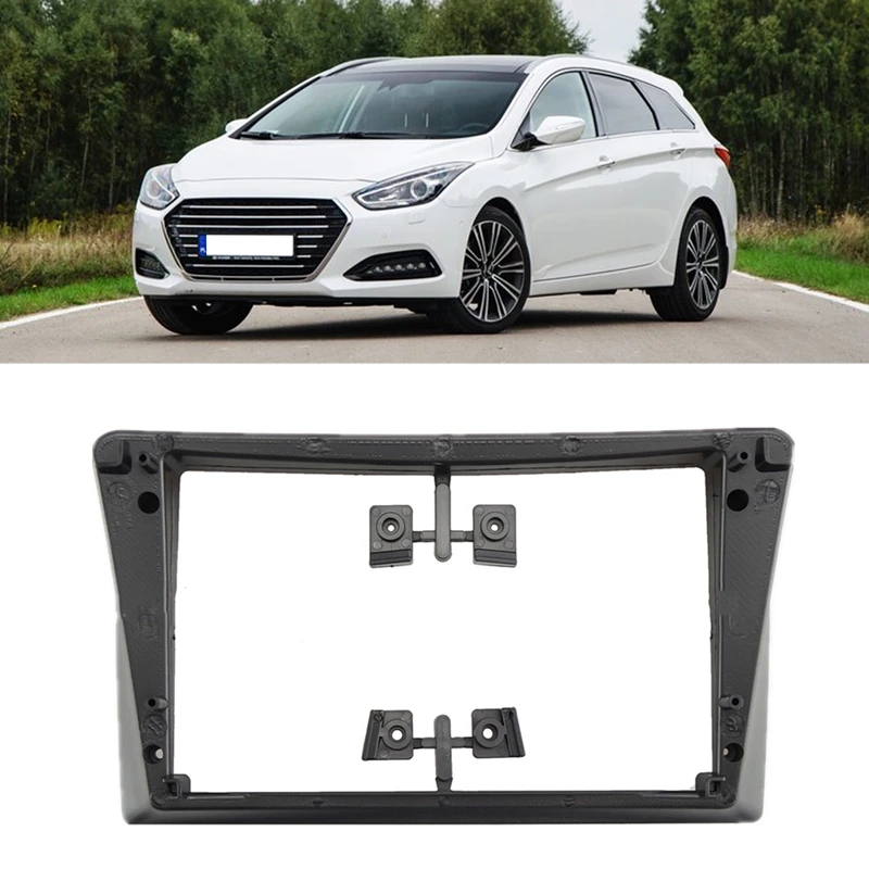 

9 дюймовая Автомобильная радиоустановка Fascia Для HYUNDAI I40 2016 DVD стерео рамка пластина адаптер монтажная рамка для приборной панели комплект