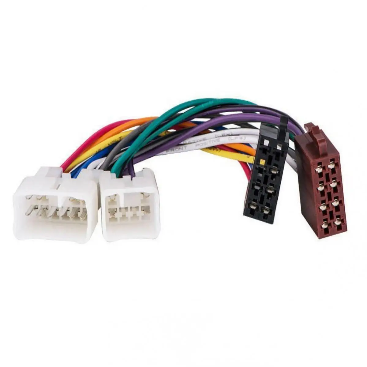 Автомобильный стерео аудио ISO модифицированный шлейф 12 В аудиоплеер кабель