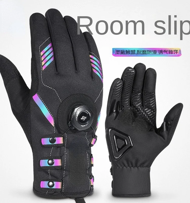 

Riding Self-Locking Gloves Breathable Shock Absorption Motorbike Gloves Spring and Autumn Bicycle Rider Motorcycle