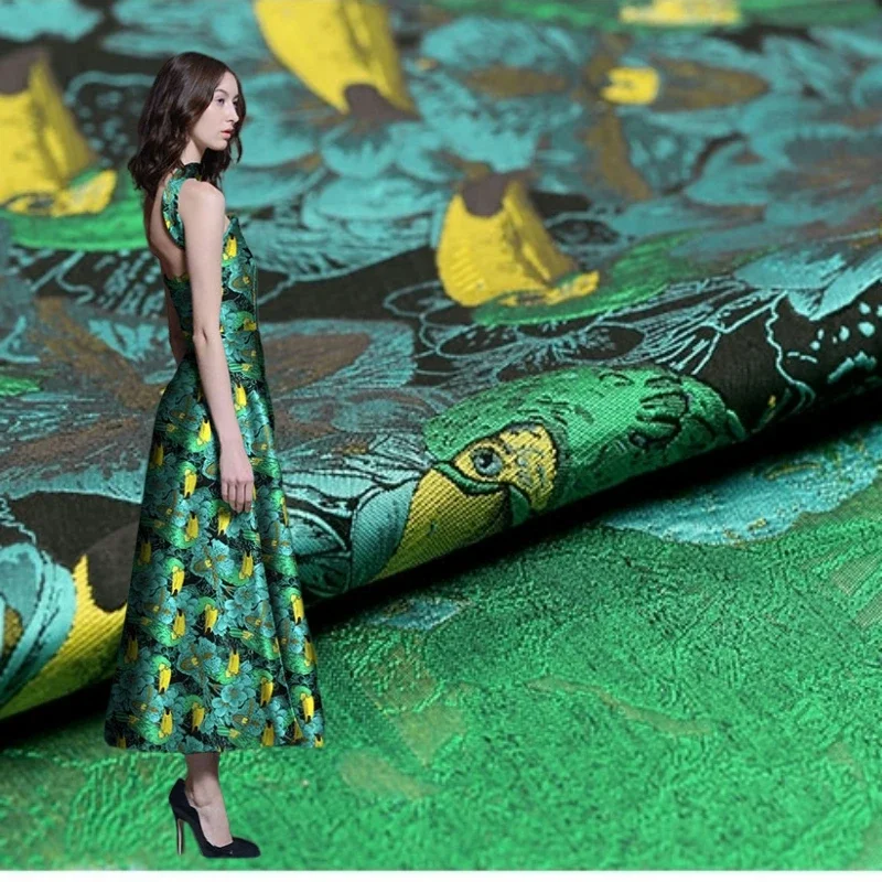 Жаккардовая жаккардовая ткань с рельефным рисунком европейский бренд модный