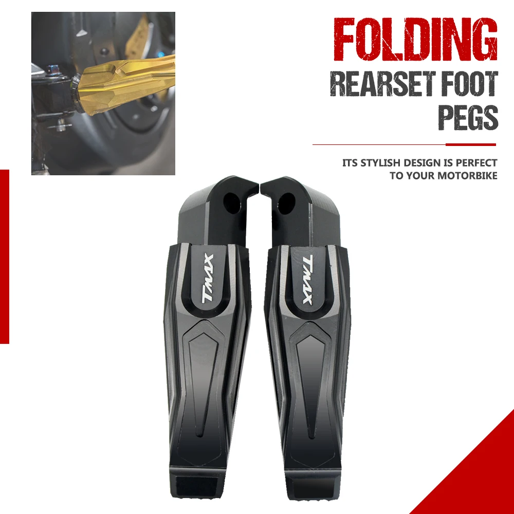 

Folding Rearset Foot Peg Motorcycle For YAMAHA TMAX500 TMAX530 TMAX 500 530 XP500 XP 500 MT03 MT07 MT09 MT-07 MT-09 MT 03 07 09