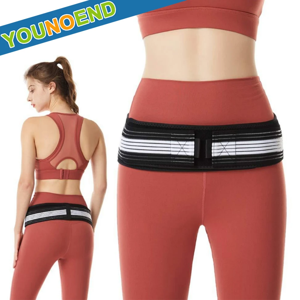 

Sacroiliac SI Joint Hip Belt Lower Back Support-Hip Braces for Hip Pain Pelvic Support Belt Sciatica Pelvis Lumbar Pain Relief