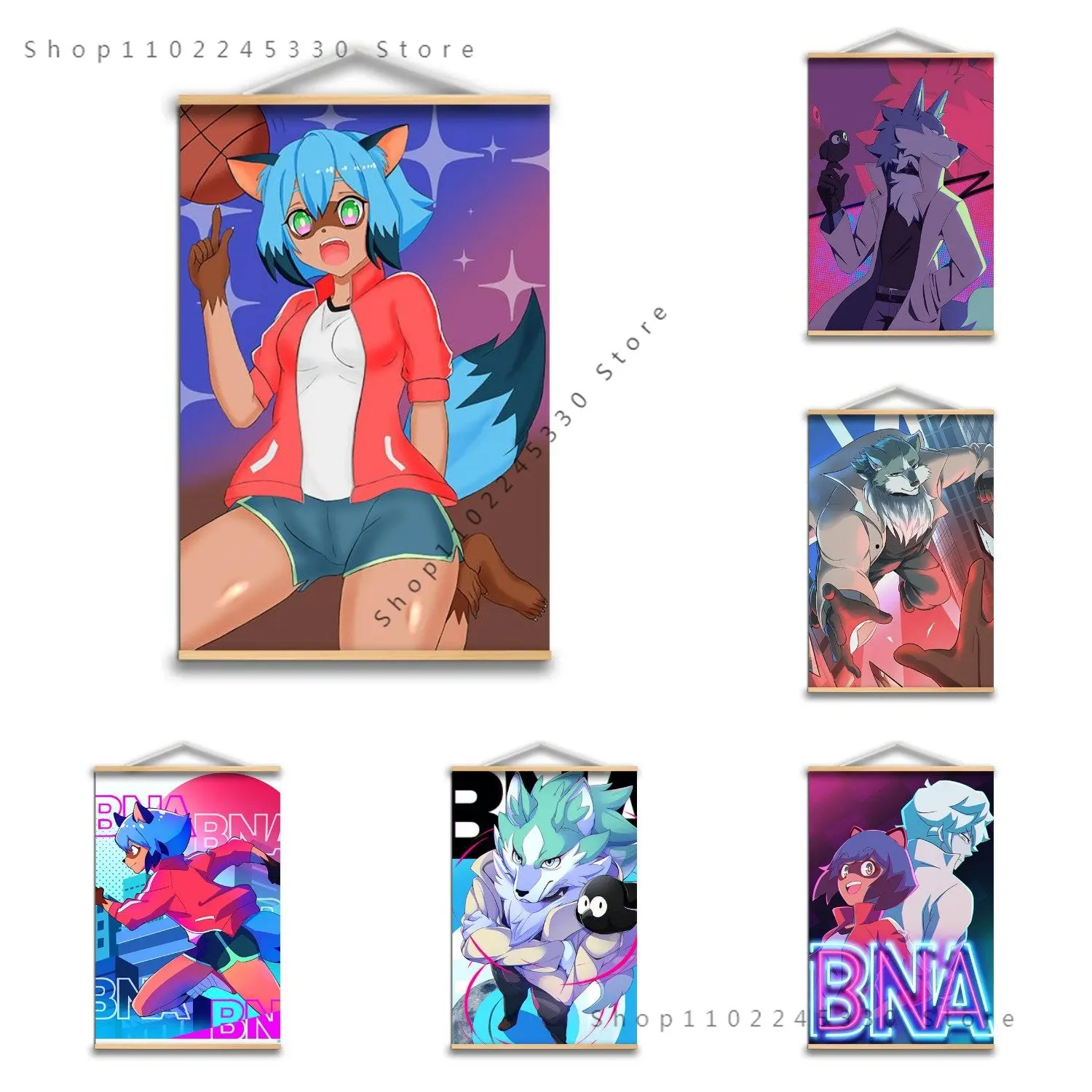 

Kagemori Michiru Hiwatashi Nazuna Anime Poster Manga Canvas Painting Prints Kids Room Decor Wall Art Home Decoration