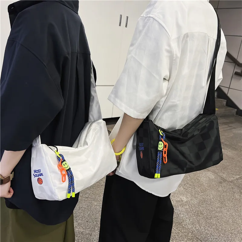 

Fashion Nylon Crossbody Side Bags for Women 2022 New Large Men Shoulder Messenger Bag Students Cotton Cloth Big Handbags Bolsas