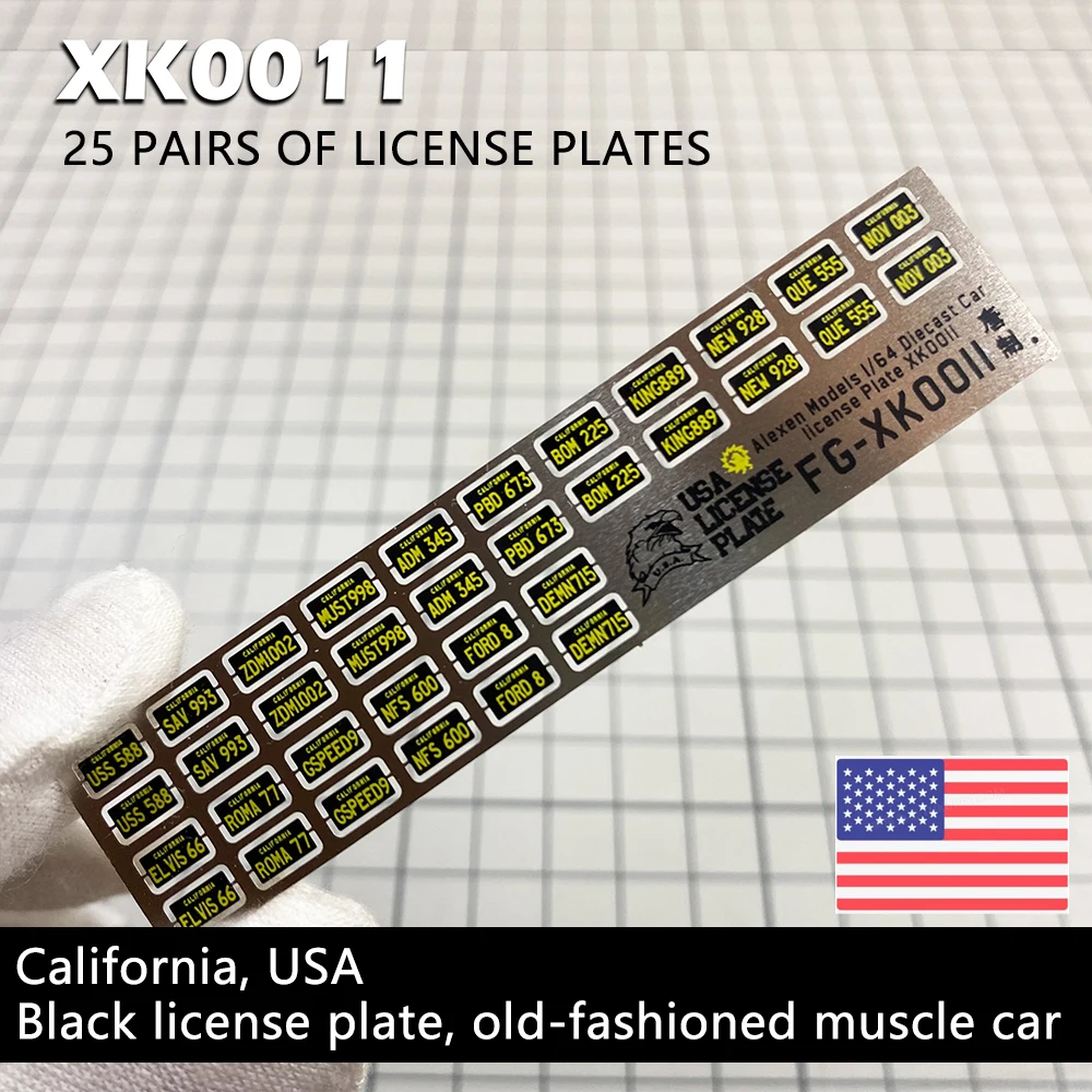 Металлические инструменты для строительства моделей автомобильных номерных