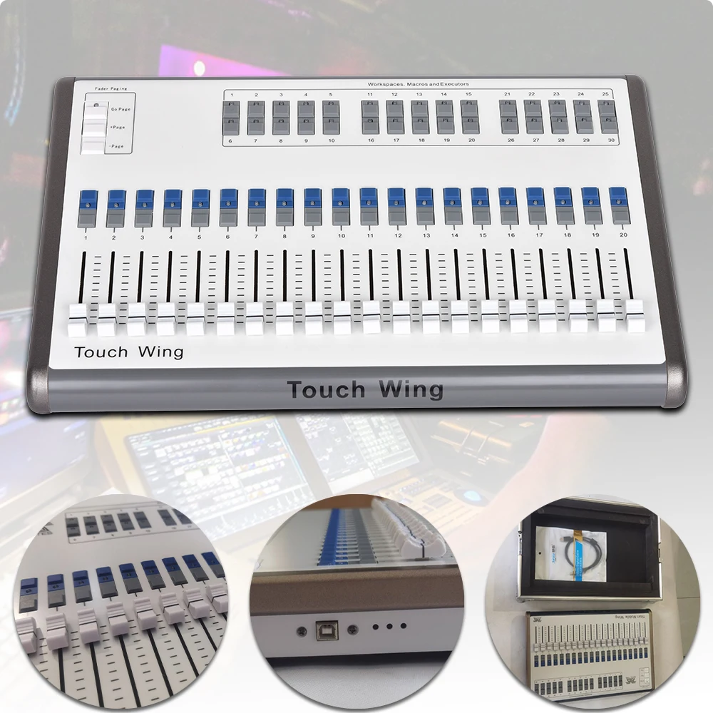 V16 версия сенсорный контроллер DMX мобильный Титан кварц консоль 192 Tiger Touch для